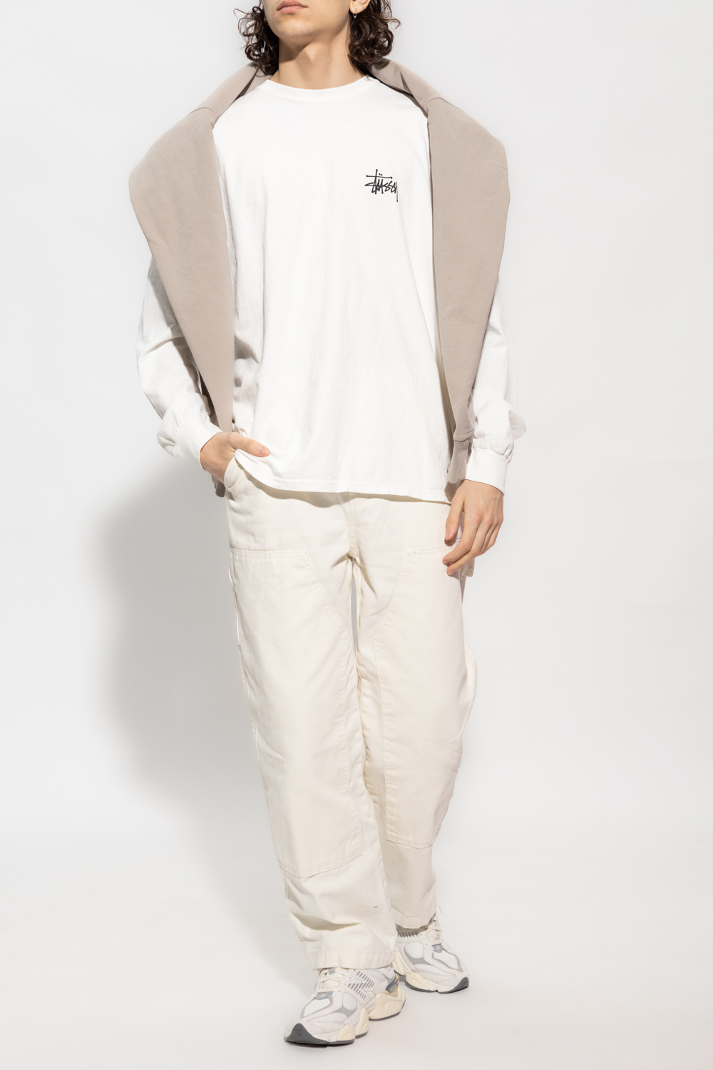 Stussy グレー フーディー L STUSSY ステューシー 24SS BUILT TO LAST ZIP HOODIE PIGMENT